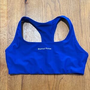 District Vision Women's Vibrant Blue Sports Bra